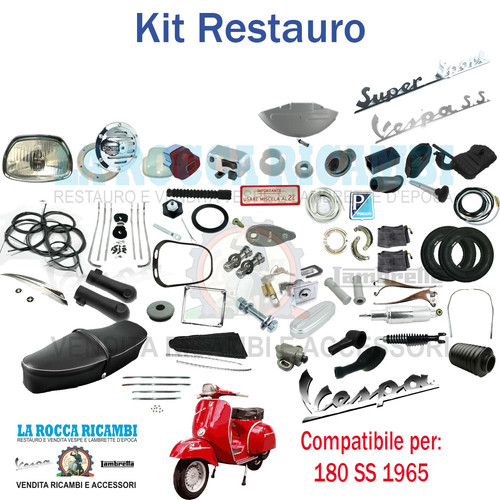 Kit restauro vespa 180 - restauro,
