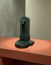 TORET SCULTURA ARTISTICA Fontanella Ghisa LAM TORINO 23CM / 2 KG Fontana Toro