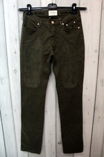 Jeans Jeckerson Donna Taglia 44 Pantalone Alcantara Verde Woman Cotone Italy