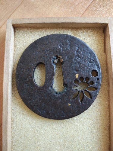 Rugiada floreale tsuba - 【rugiada, floreale!】tsuba