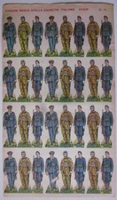 FOGLIO SOLDATINI DI CARTA