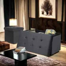 Pouf contenitore rettangolare