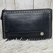Borsa pochette FENDI Selleria in pelle con logo seconda borsa