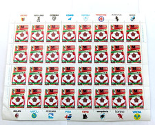 Scudetto Milan Campionato 1987-88  francobolli 32 val. MNH**  su foglio GBE