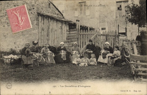 Les dentellières issingeaux - dentellières, d'issingeaux