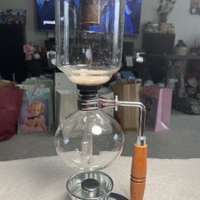 Sifone da tavolo capacità 5 tazze sifone sottovuoto caffettiera bruciatore alcool