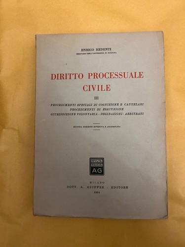 Diritto processuale civile iii - diritto,