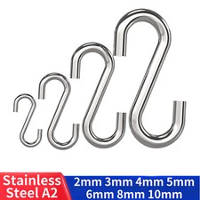 Ganci a S in acciaio inox