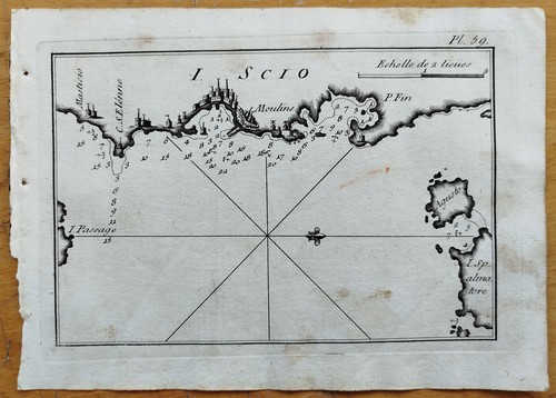 Chios grecia mappa originale - grecia,