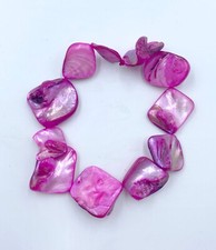 Bracciale Donna Rosa Conchiglia Nuovo Bijoux Accessori Regalo Moda