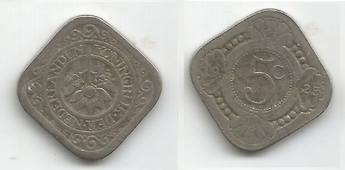 Olanda centesimi 1923 - 5, km#