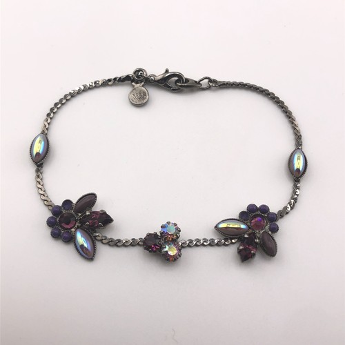 Bracciale floreale catena - bracciale,