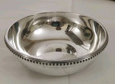 Christofle coppetta in lega d'argento " PERLES " cm 12 x 4