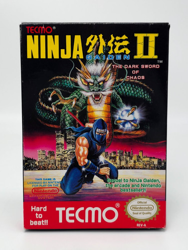 Ninja gaiden nintendo nes - ninja, ii