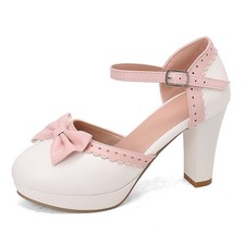 Sandali donna fiocco plateau