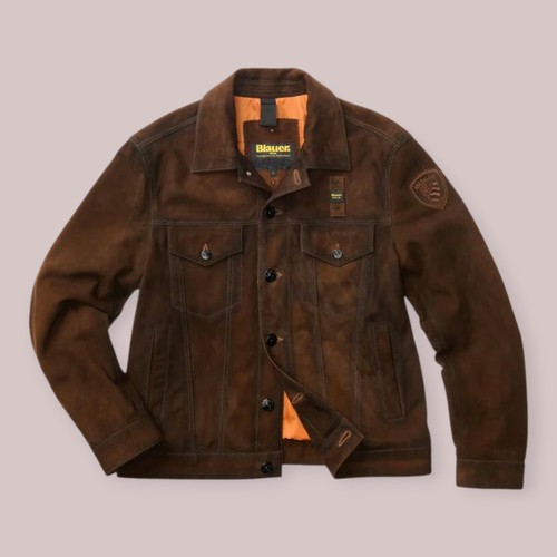Blauer giacca uomo scamosciata - blauer,