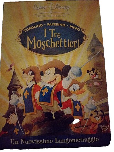 Tre moschettieri dvd - moschettieri,