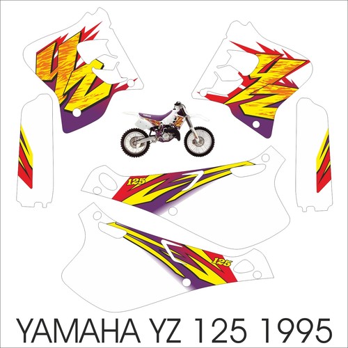 Adesivi kristal yamaha yz - adesivi, in