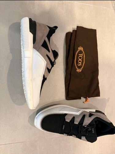 Sneakers tod uomo beige nero - uomo, beige/nero