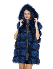 Gilet chiusura zip volpe