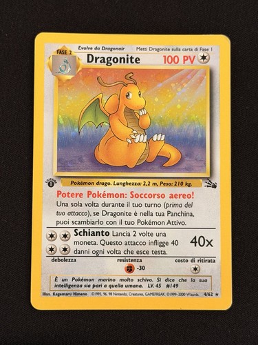 Dragonite holo fossil prima - fossil,