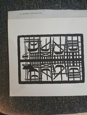 LOJZE SPACAL .  LINOLEOGRAFIA