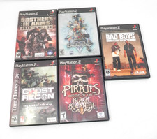 Lotto Videogiochi Playstation 2 • Ghost Recon Bad Boys Pirates Brothers in Arms PS2