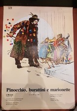 Manifesto Pinocchio, Burattini E Marionette