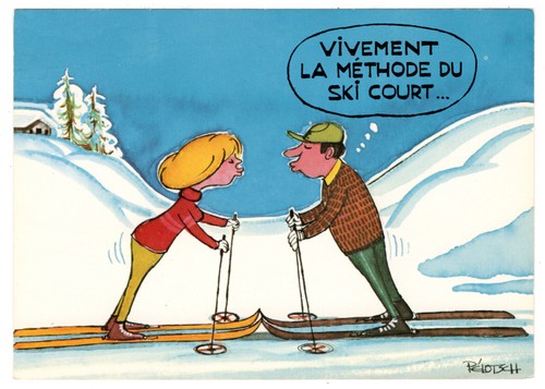 Roll the ski court method - court,