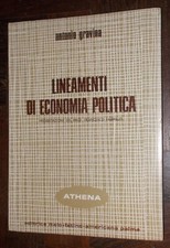 LINEAMENTI DI POLITICA ECONOMICA ANTONIO GRAVINA 1975 MAZZONE ATHENA