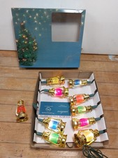 Imq Gioco plast luci Di natale vintage 10 Lanterne Filo Natalizie 