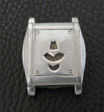 Orologio da polso uomo Jump Hour Goldmaker's Estate Vintage Deco per ricambi o riparazione