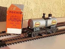 POCHER 158 CARRO CISTERNA 2 ASSI TRASPORTO BENZINA ESSOMETA'-FINE ANNI '60    65