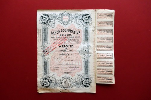 Azione certificato azionario - azione,