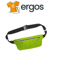 Marsupio Verde Fluo Allacciato Vita Con Divisore Cellulare Chiavi Chiusura Zip