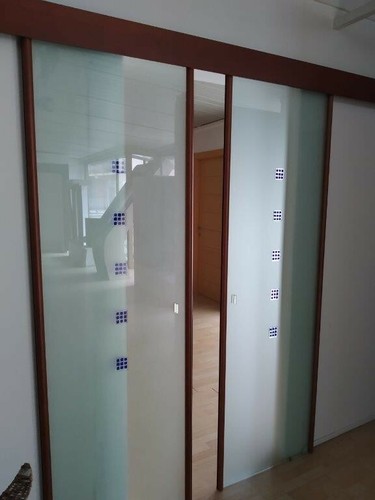 Porta scorrevole vetro