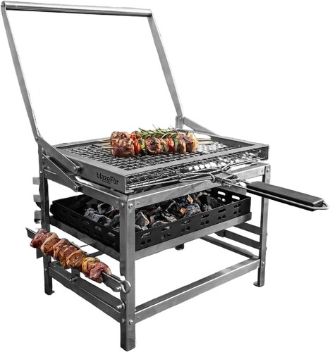 Barbecue carbone girevole - barbecue,