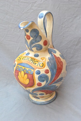Brocca ceramiche gubbio san - brocca, di