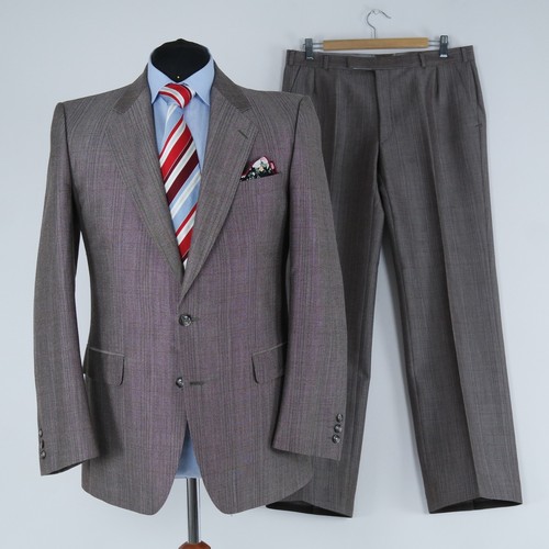 Vintage check suit 42r - suit,