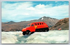 Cartolina d'epoca motoslitta