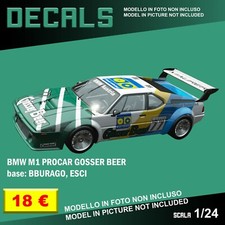 DECALS repro Bmw M1 Procar