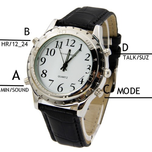 Orologio parlante inglese per