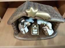 THUN  Presepe del Giubileo Completo di Natività Bue e Asinello nuovo con scatola