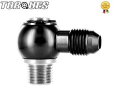 AN -6 (6AN) Adattatore Banjo a M14x1,5 Assemblaggio Bulloni Banjo Acciaio Inox NERO