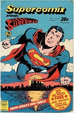 Copertina fumetto Superman 8x12 pollici stampa artistica in metallo DC COMICS