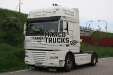 Truck photo DAF XF 105.460 tractor unit only Germany white Internationale Transp