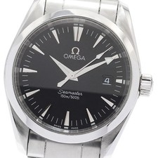 Orologio da ragazzo Omega Seamaster Aqua Terra 2518.50 data quadrante nero quarzo_914893