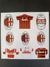 Adesivo MILAN - Composizione completa maglie