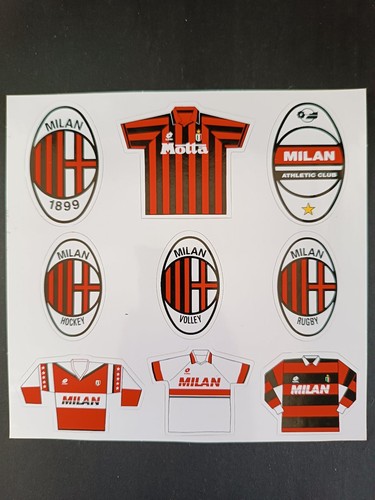 Adesivo milan composizione - adesivo,