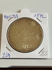 Scegli Malta 2 lire maltesi dal 1972 al 1977 Rep. Malta argento silver POUND